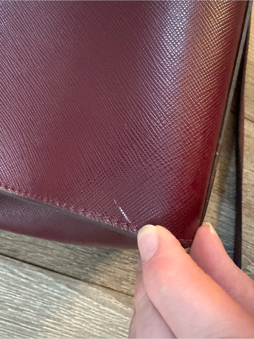 Kate Spade Staci Medium satchel Cherrywood Leather Satchel with Crossbody Strap